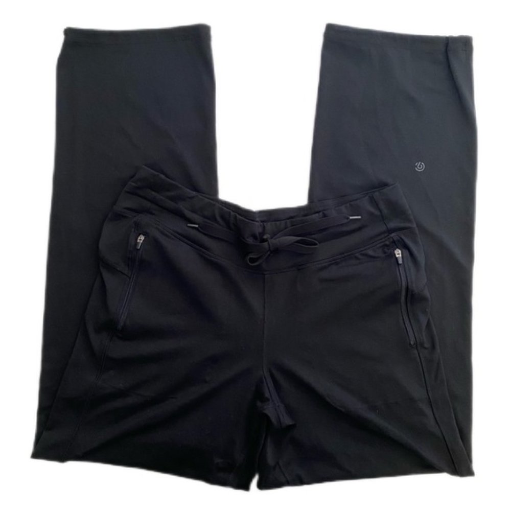 Women’s Champion Zipper Pocket Draw String Full Length Leggings Size: Medium